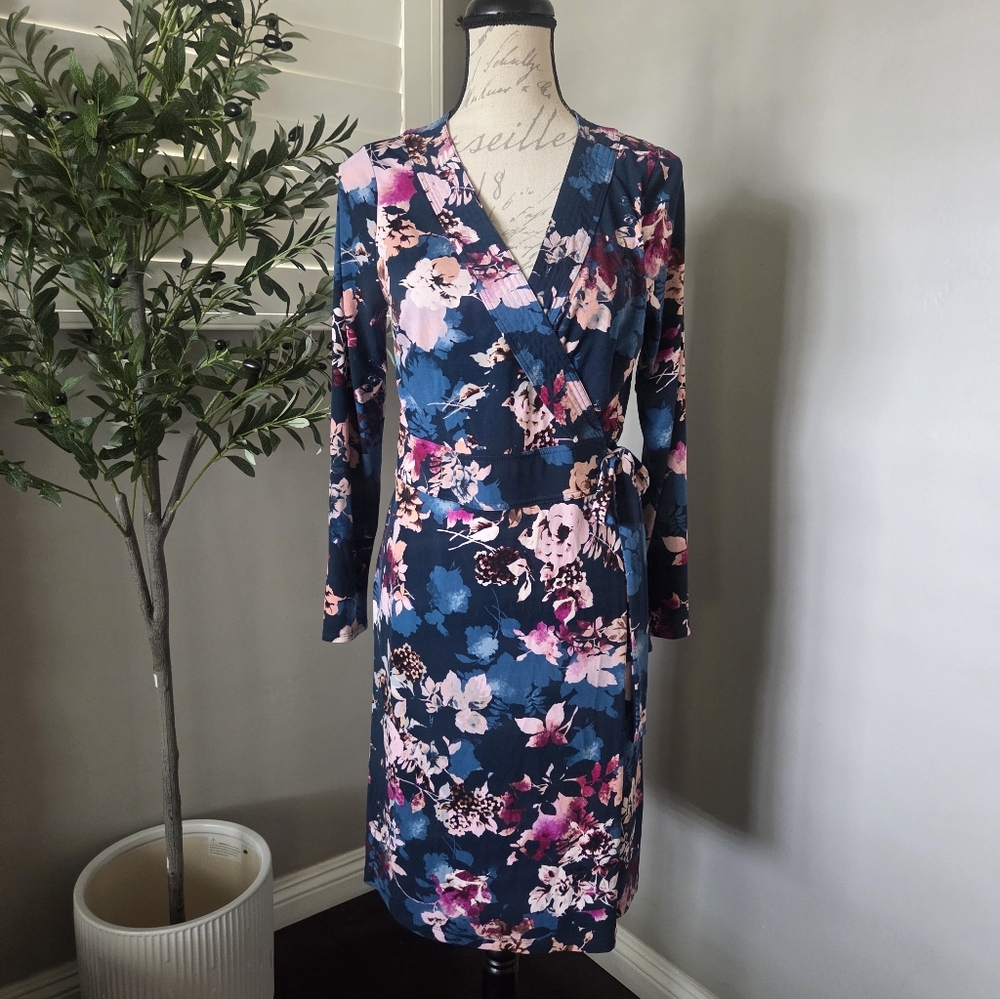 Floral Wrap Dress